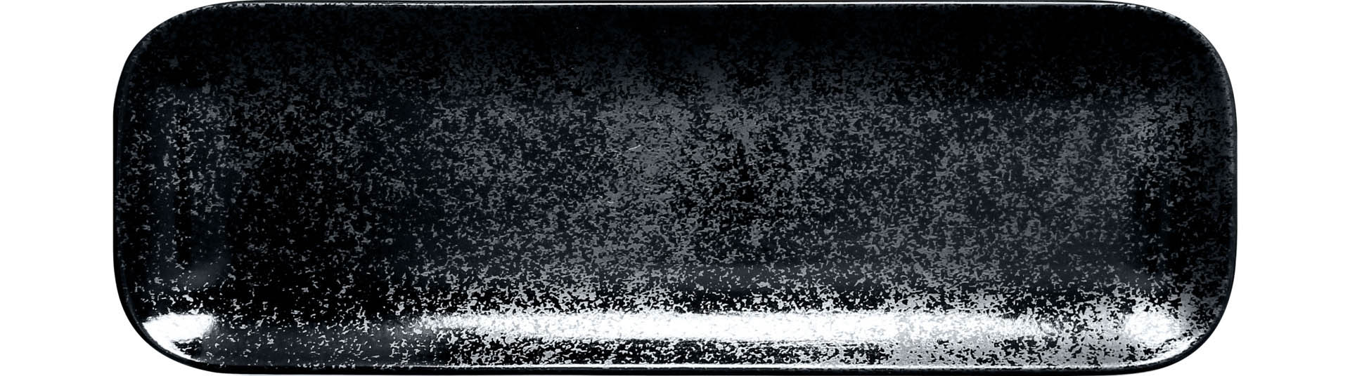 Platte rechteckig Karbon 33x11 cm