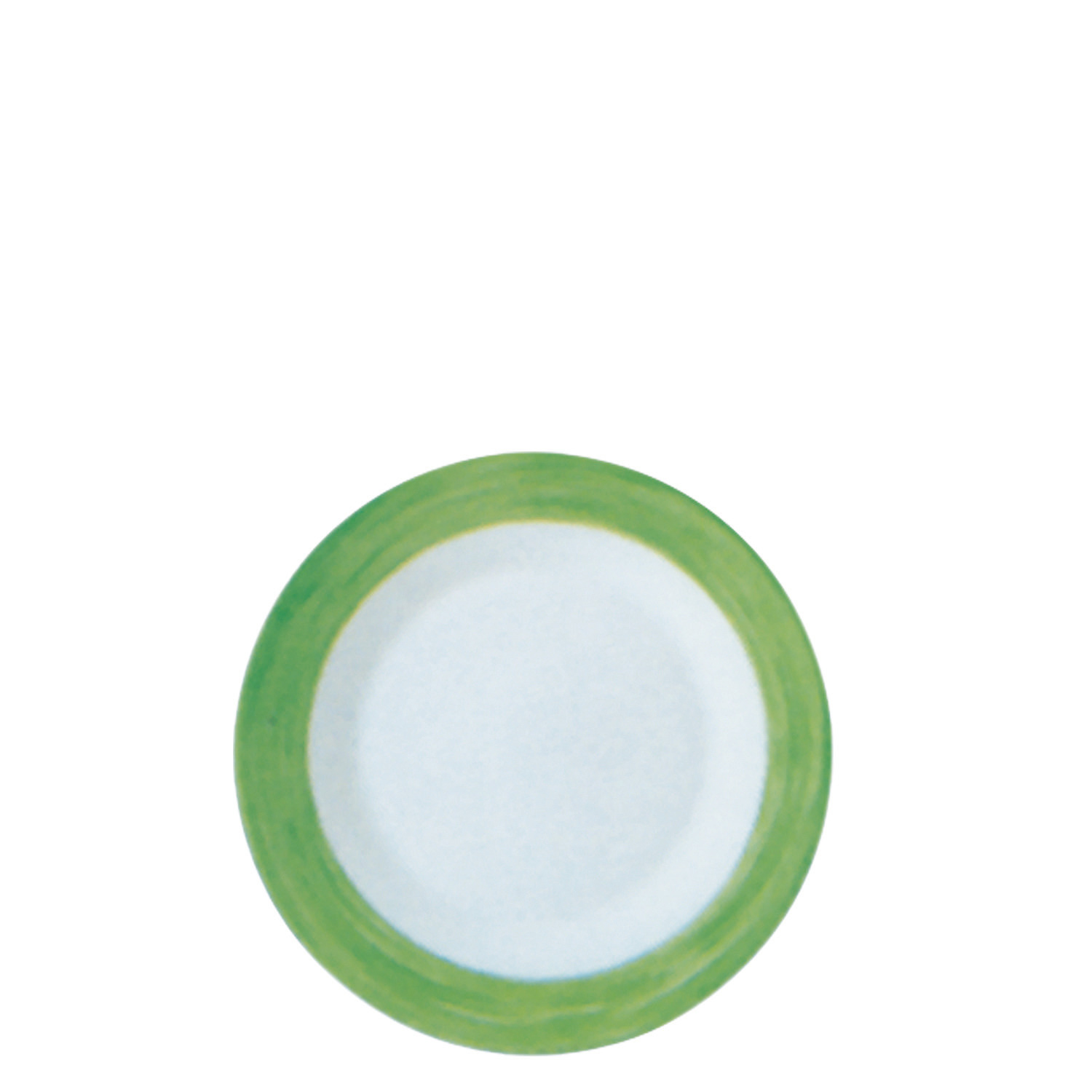 Teller flach 19,5 cm Brush Green/Weiss