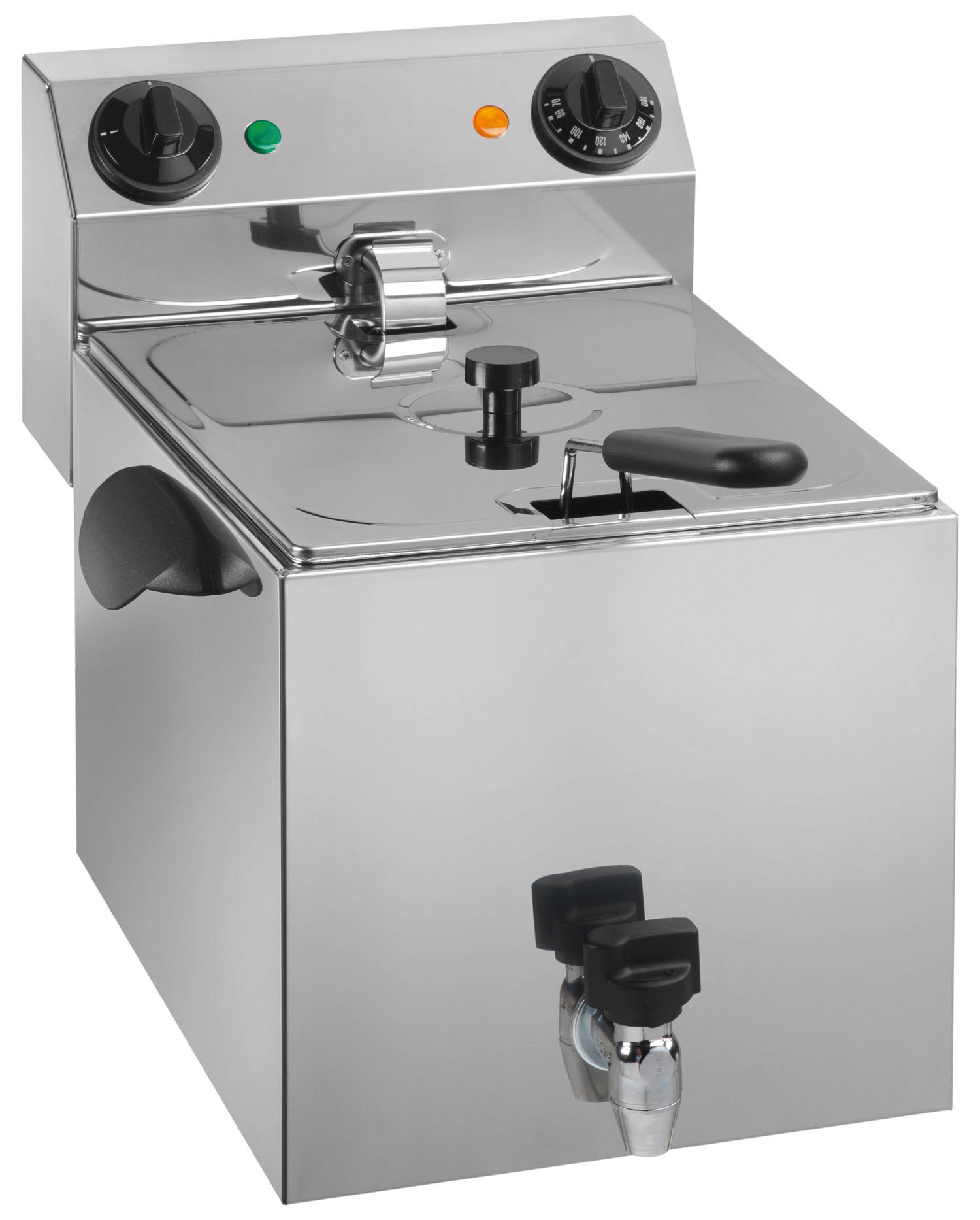 Elektro-Fritteuse 8 l Ablasshahn