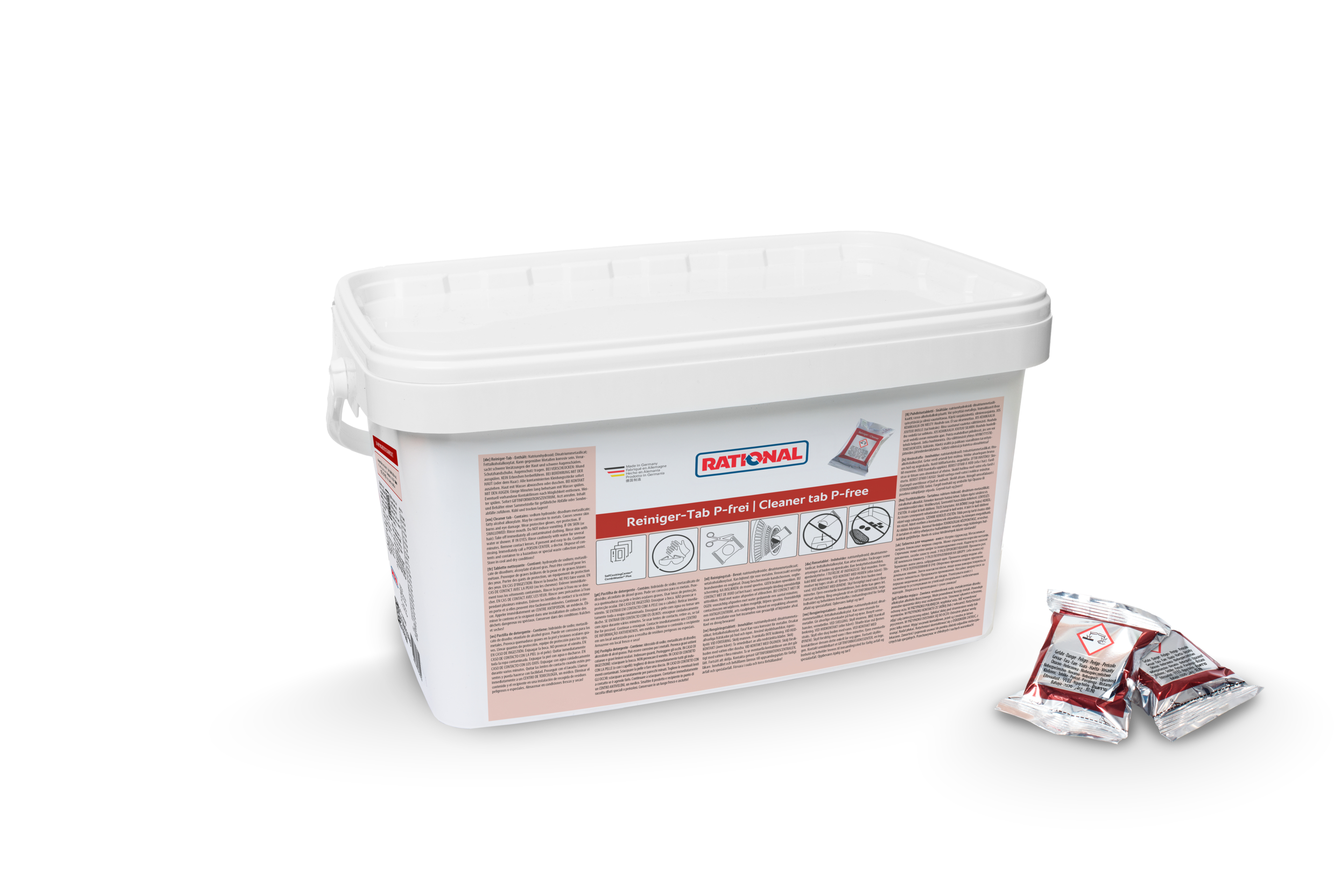 Rational Reiniger-Tabs a'130 Stück für alle SCC-Geräte 6kg Kanister