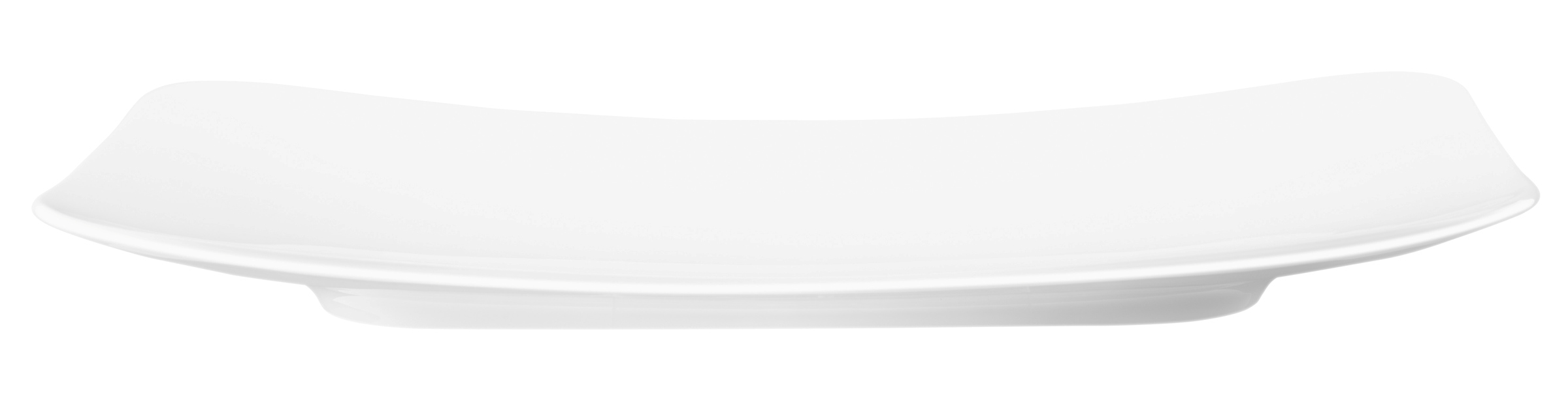 Teller flach coupe rechteckig 35x20 cm
